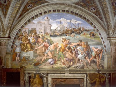 Battaglia di Ostia da Raffaello Sanzio Raphael